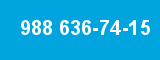 988 636-74-15